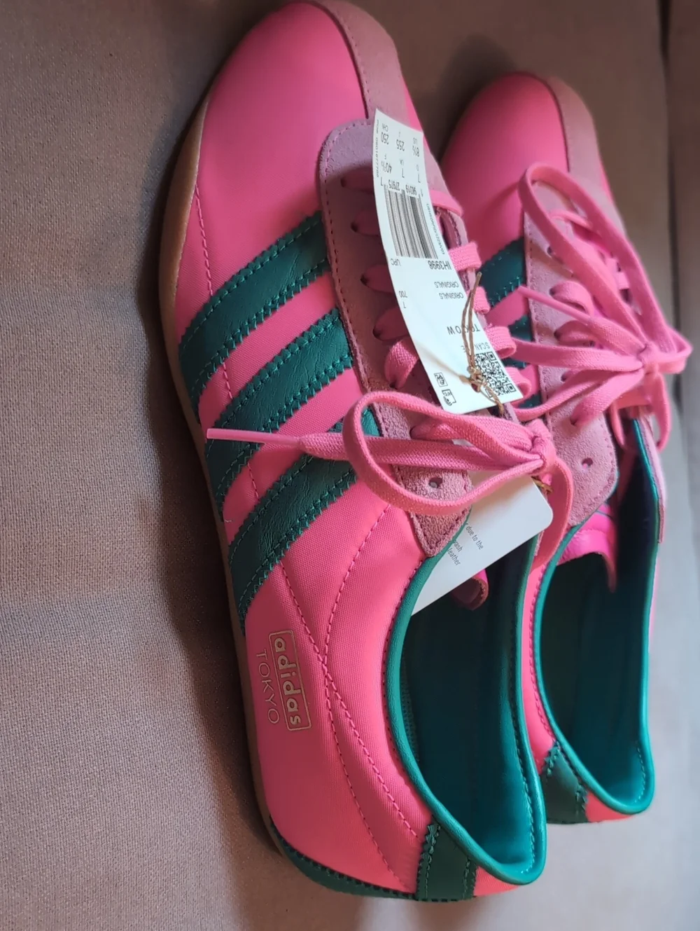 Adidas Tokyo W Pink & Teal Women's Sneakers New W Tags Size 8.5
